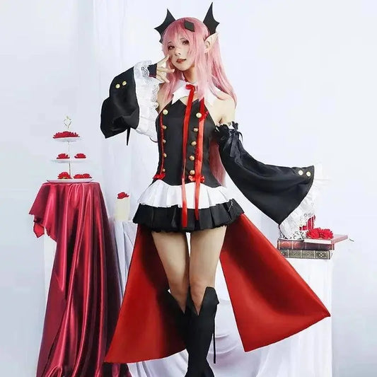 Anime Seraph of the end Krul Tepes Cosplay Vampire Cosplay Costume Female Halloween Vampire Costume Women - SS69