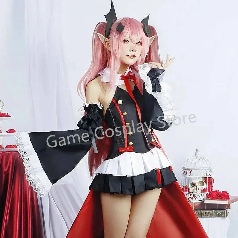 Anime Seraph of the end Krul Tepes Cosplay Vampire Cosplay Costume Female Halloween Vampire Costume Women - SS69