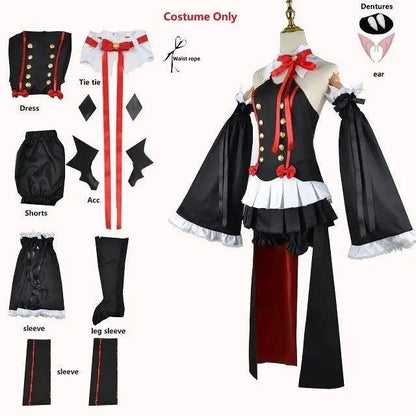 Anime Seraph of the end Krul Tepes Cosplay Vampire Cosplay Costume Female Halloween Vampire Costume Women - SS69