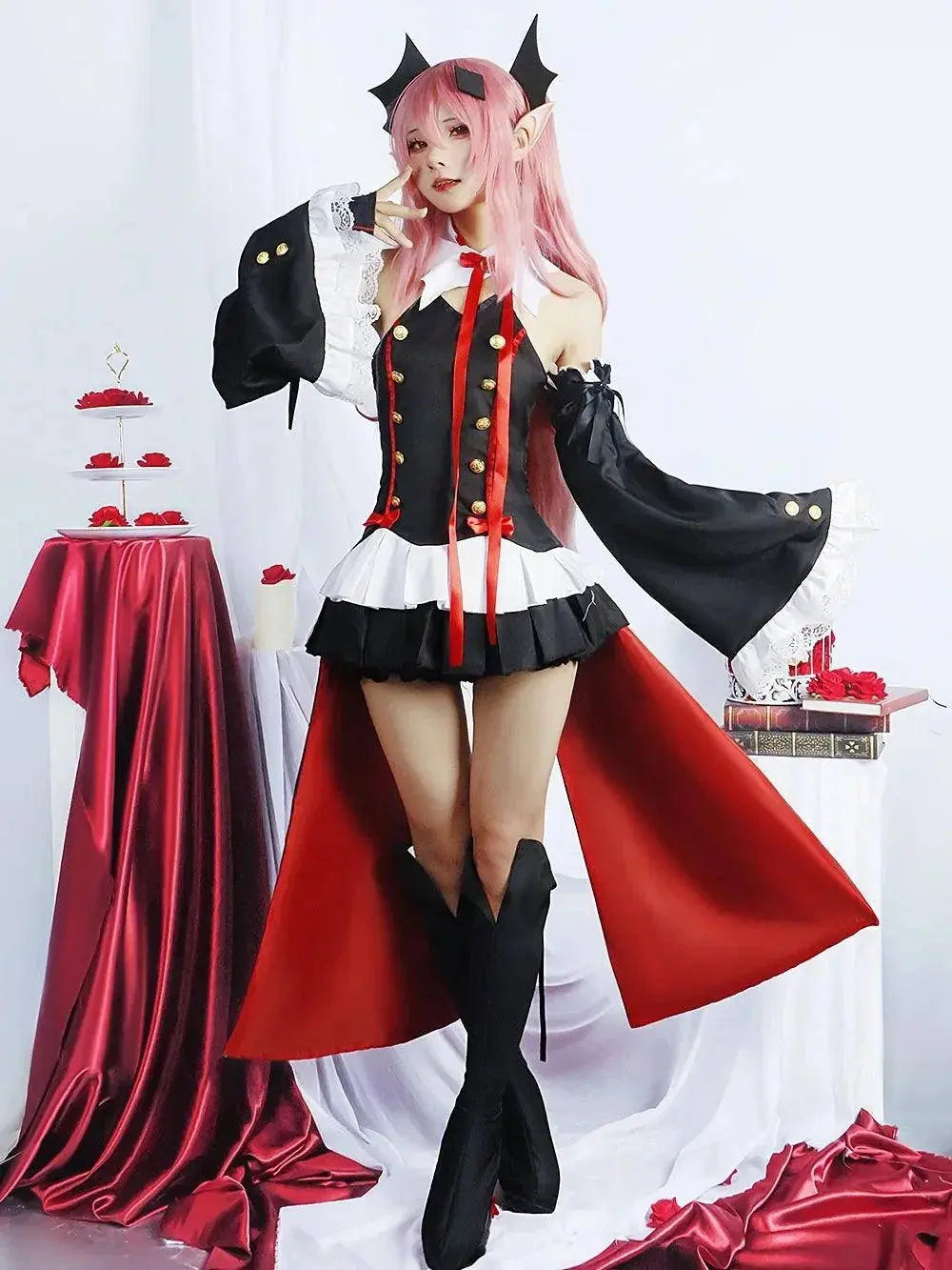 Anime Seraph of the end Krul Tepes Cosplay Vampire Cosplay Costume Female Halloween Vampire Costume Women - SS69