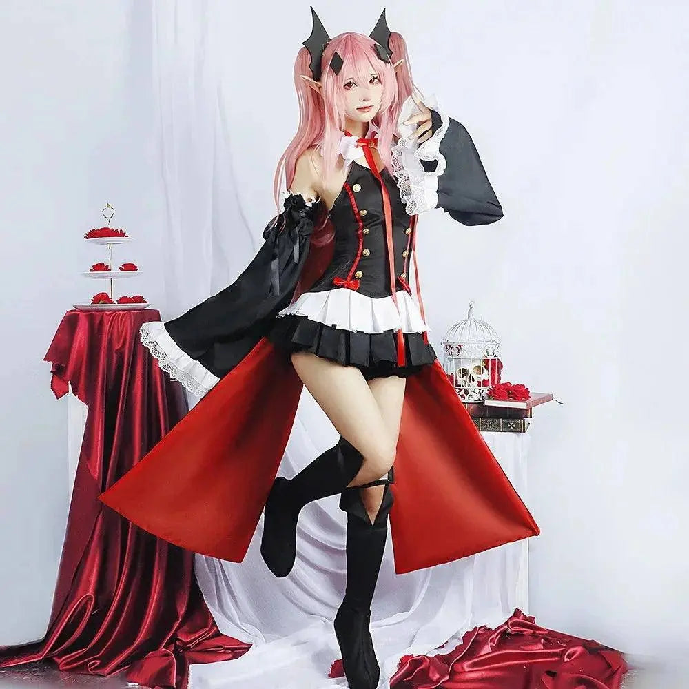 Anime Seraph of the end Krul Tepes Cosplay Vampire Cosplay Costume Female Halloween Vampire Costume Women - SS69