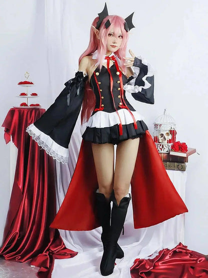 Anime Seraph of the end Krul Tepes Cosplay Vampire Cosplay Costume Female Halloween Vampire Costume Women - SS69