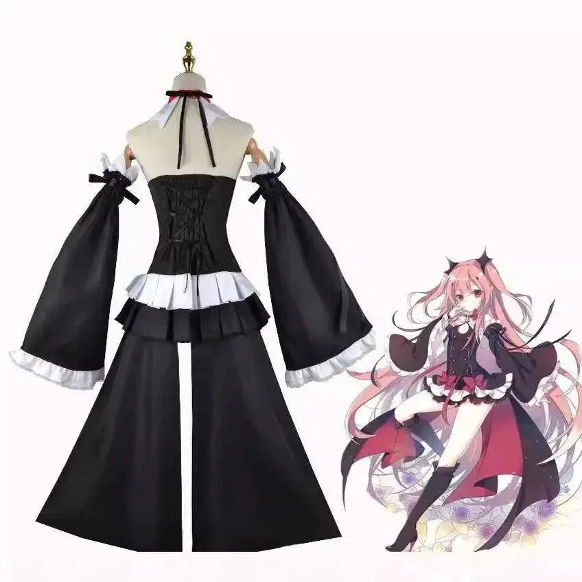 Anime Seraph of the end Krul Tepes Cosplay Vampire Cosplay Costume Female Halloween Vampire Costume Women - SS69