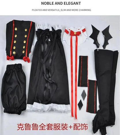 Anime Seraph of the end Krul Tepes Cosplay Vampire Cosplay Costume Female Halloween Vampire Costume Women - SS69