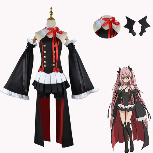 Anime Seraph of the end Krul Tepes Cosplay Vampire Cosplay Costume Female Halloween Vampire Costume Women - SS69