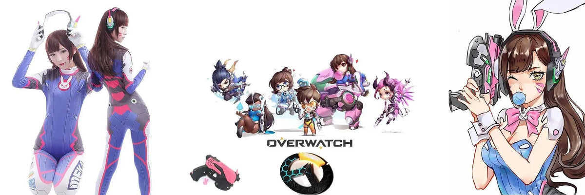 Anime Woman Jumpsuit Tights Dva Cosplay Costume Game Zentai Wig Cosplay Props Headphone Suit D.Va Cos Party Halloween Costumes - SS69