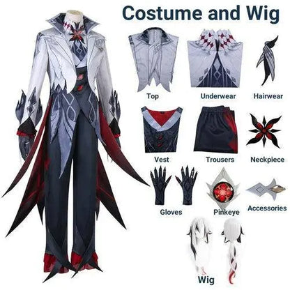 Arlecchino The Knave Cosplay Costume Genshin Impact  Fatui Harbinger - SS69