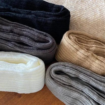 Autumn Winter Children Leg Warmers Lolita Lace Bowknot Knitted Socks Baby Girls Warm Foot Cover Cute Sweet Socks Long Stockings SS69