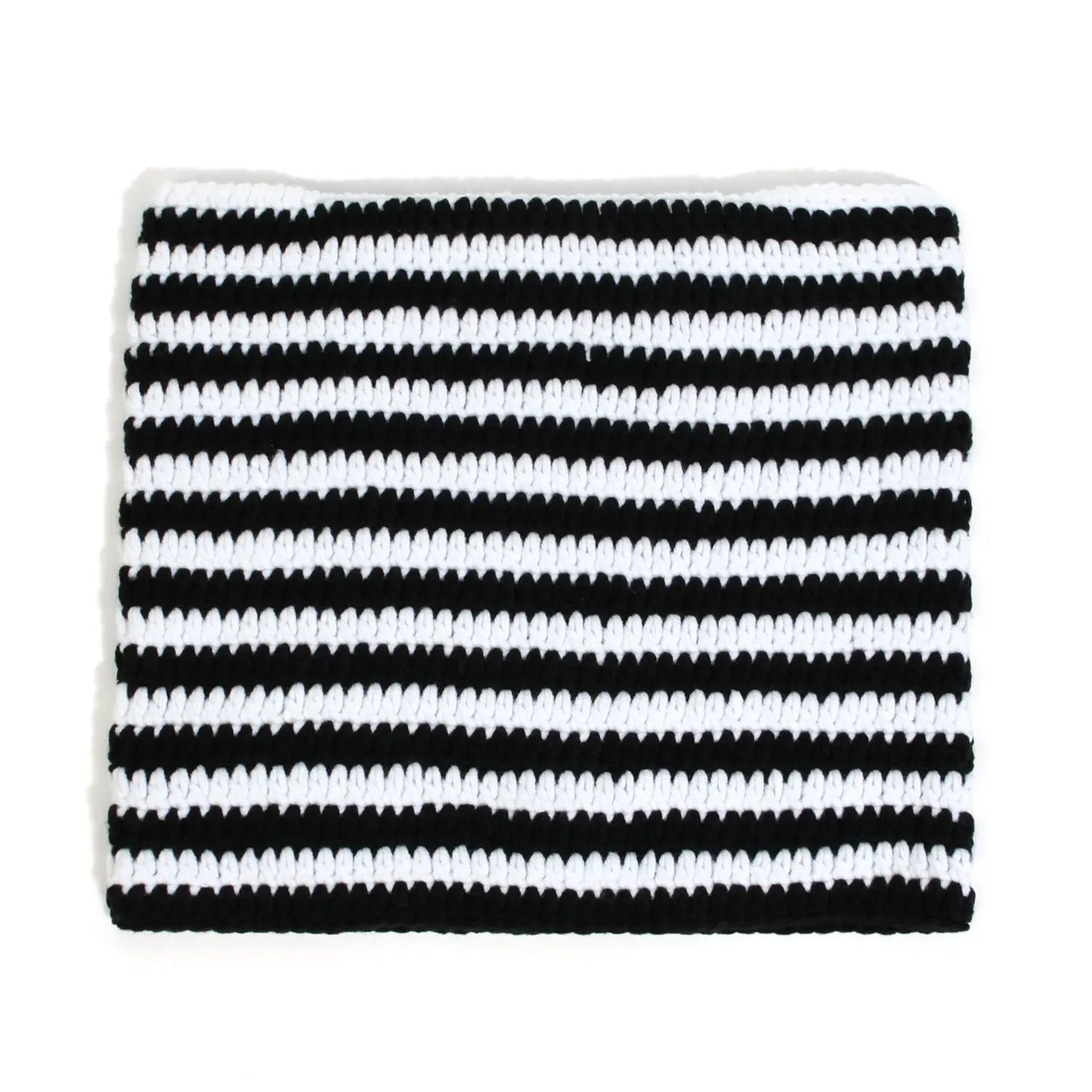 Autumn Winter Cute Cat Ears Cap, Streetwear Beanie Hat, Little Devil Striped Knitted Hat For Men Women, Kawaii Y2k Hat - SS69