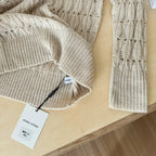 Autumn Winter Woman Korean Fashion Cute Core Sweet 2000s Sweater Elegant Oversize Knitwears Designer Aesthetic Chic Coquette SS69