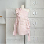 Autumn Winter Woman Korean Fashion Cute Core Sweet 2000s Sweater Elegant Oversize Knitwears Designer Aesthetic Chic Coquette SS69