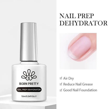 BORN PRETTY Milky White Jelly Nude Gel Nail Polish 10ml White Translucent Soak Off Gel Vernis Semi Permanent Need UV Light Cure - SS69
