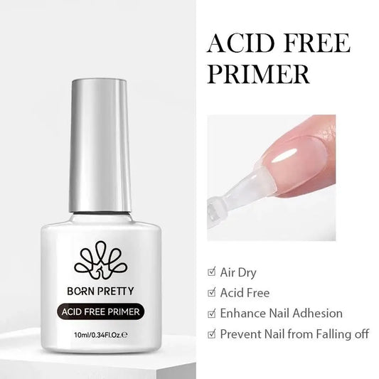 BORN PRETTY Milky White Jelly Nude Gel Nail Polish 10ml White Translucent Soak Off Gel Vernis Semi Permanent Need UV Light Cure - SS69