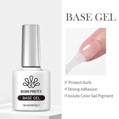 BORN PRETTY Milky White Jelly Nude Gel Nail Polish 10ml White Translucent Soak Off Gel Vernis Semi Permanent Need UV Light Cure SS69