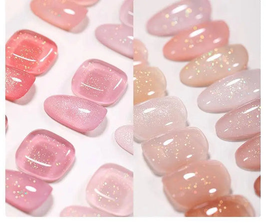 BORN PRETTY Milky White Jelly Nude Gel Nail Polish 10ml White Translucent Soak Off Gel Vernis Semi Permanent Need UV Light Cure SS69