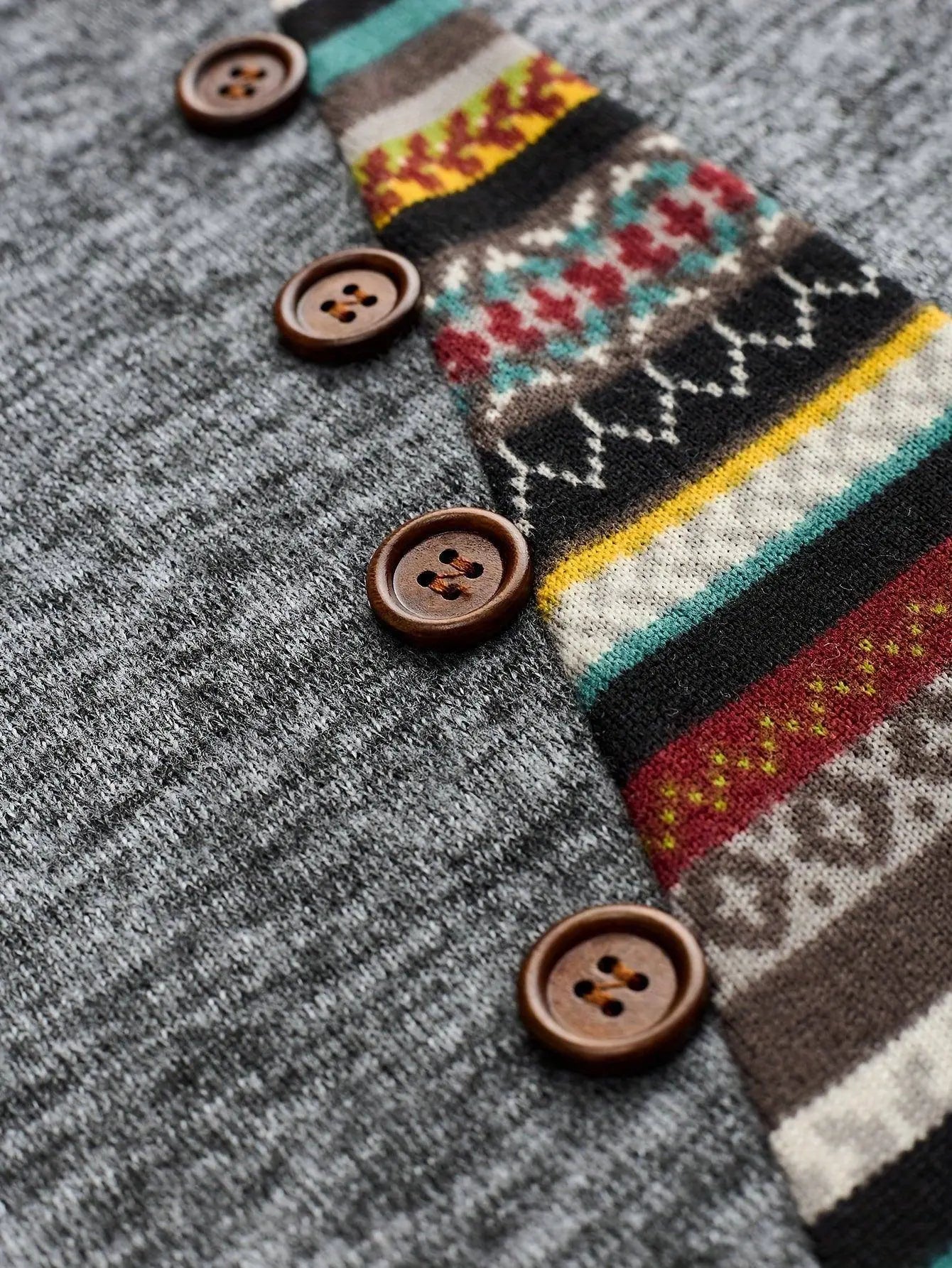 Boho Chic Plus Size Women's Dress - Geometric Print, Long Sleeve, Boat Neck with Adjustable Drawstring, Stretch Fabric, Perfect for Casual Wear & Special Occasions SS69