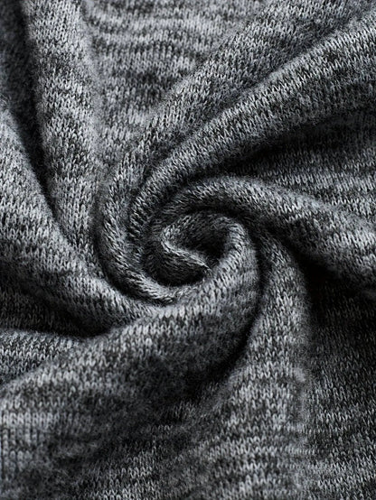 Boho Chic Plus Size Women's Dress - Geometric Print, Long Sleeve, Boat Neck with Adjustable Drawstring, Stretch Fabric, Perfect for Casual Wear & Special Occasions SS69