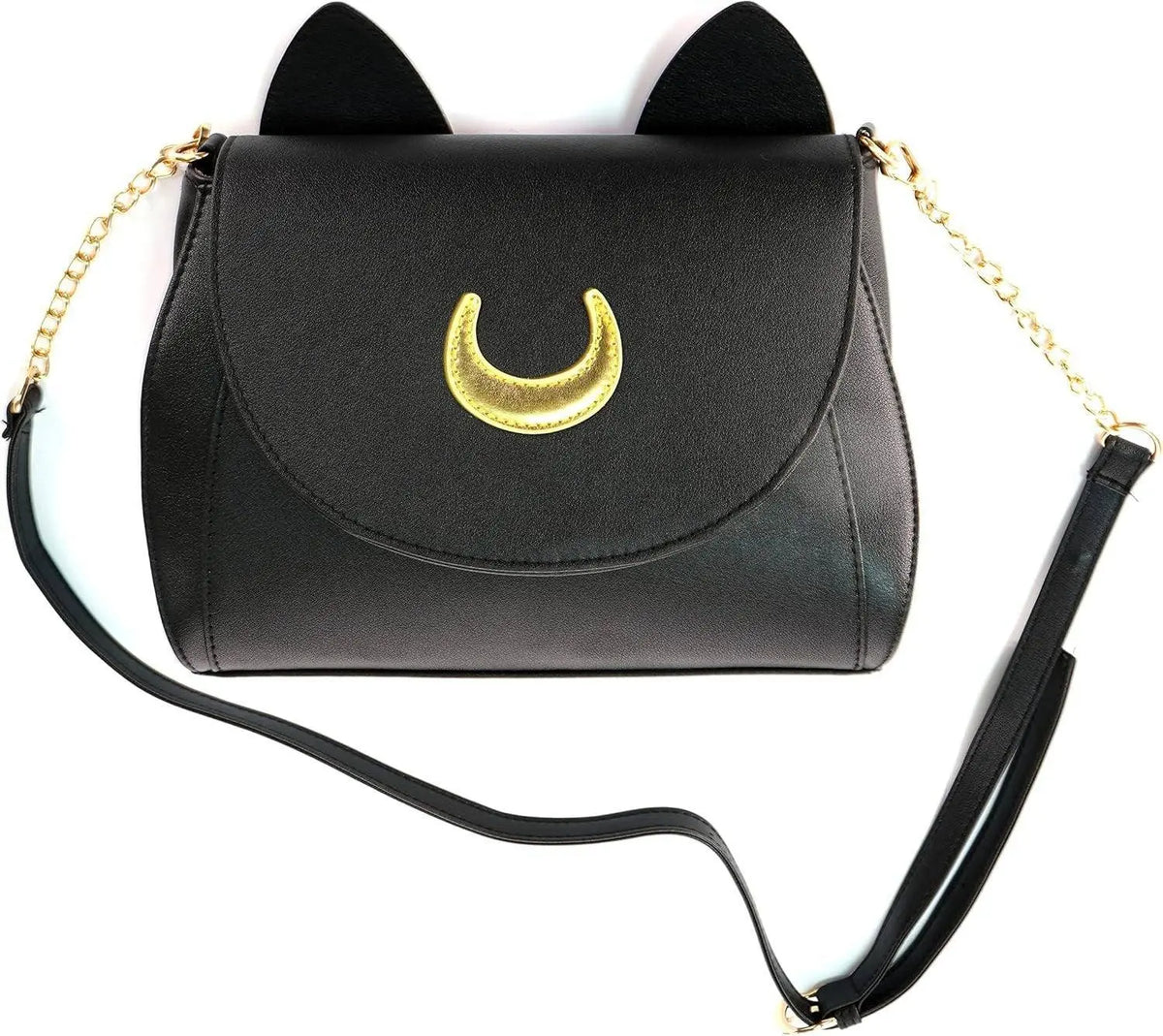 Borsa a Tracolla Da Donna Borse a Spalla Kawaii Forma Di Gatto Carino Borsa a Tracolla Borse Casual Pelle Sintetica (Nero) - SS69