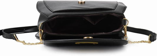 Borsa a Tracolla Da Donna Borse a Spalla Kawaii Forma Di Gatto Carino Borsa a Tracolla Borse Casual Pelle Sintetica (Nero) - SS69