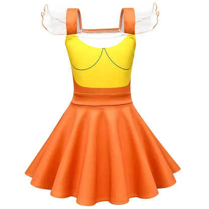 Calamari Cosplay Game Costume Kids Girls Dress Fantasy Ballet Skirt Stage Performence Dance Skirts Halloween Party Carnival Suit SS69
