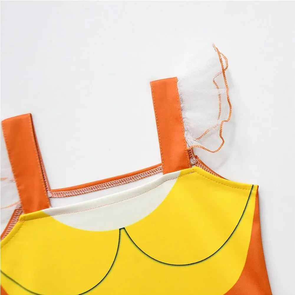 Calamari Cosplay Game Costume Kids Girls Dress Fantasy Ballet Skirt Stage Performence Dance Skirts Halloween Party Carnival Suit SS69