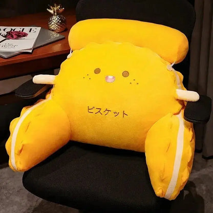 Cartoon bedside soft bag with large backrest, sofa cushion, triangle pillow on the bed, pillow - SS69