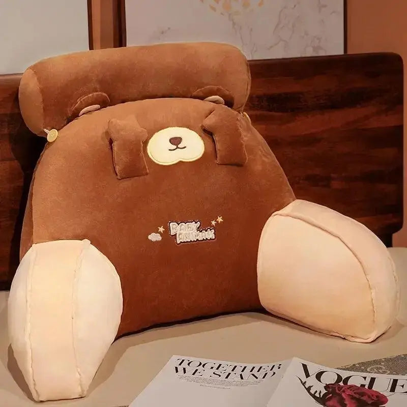 Cartoon bedside soft bag with large backrest, sofa cushion, triangle pillow on the bed, pillow - SS69