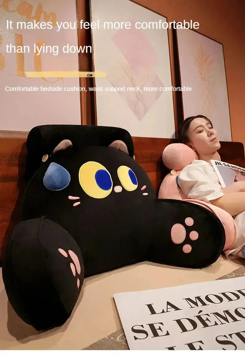 Cartoon bedside soft bag with large backrest, sofa cushion, triangle pillow on the bed, pillow SS69