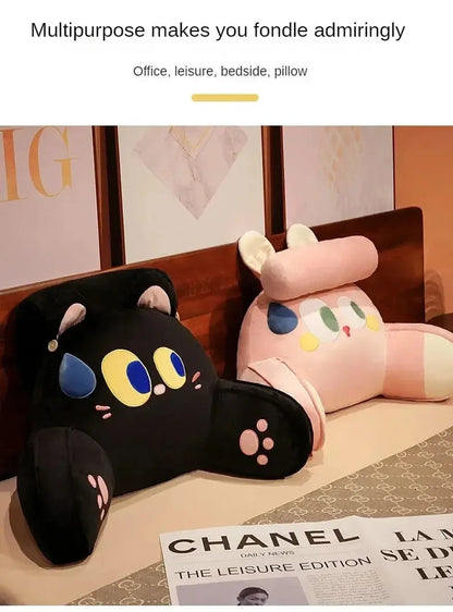 Cartoon bedside soft bag with large backrest, sofa cushion, triangle pillow on the bed, pillow SS69