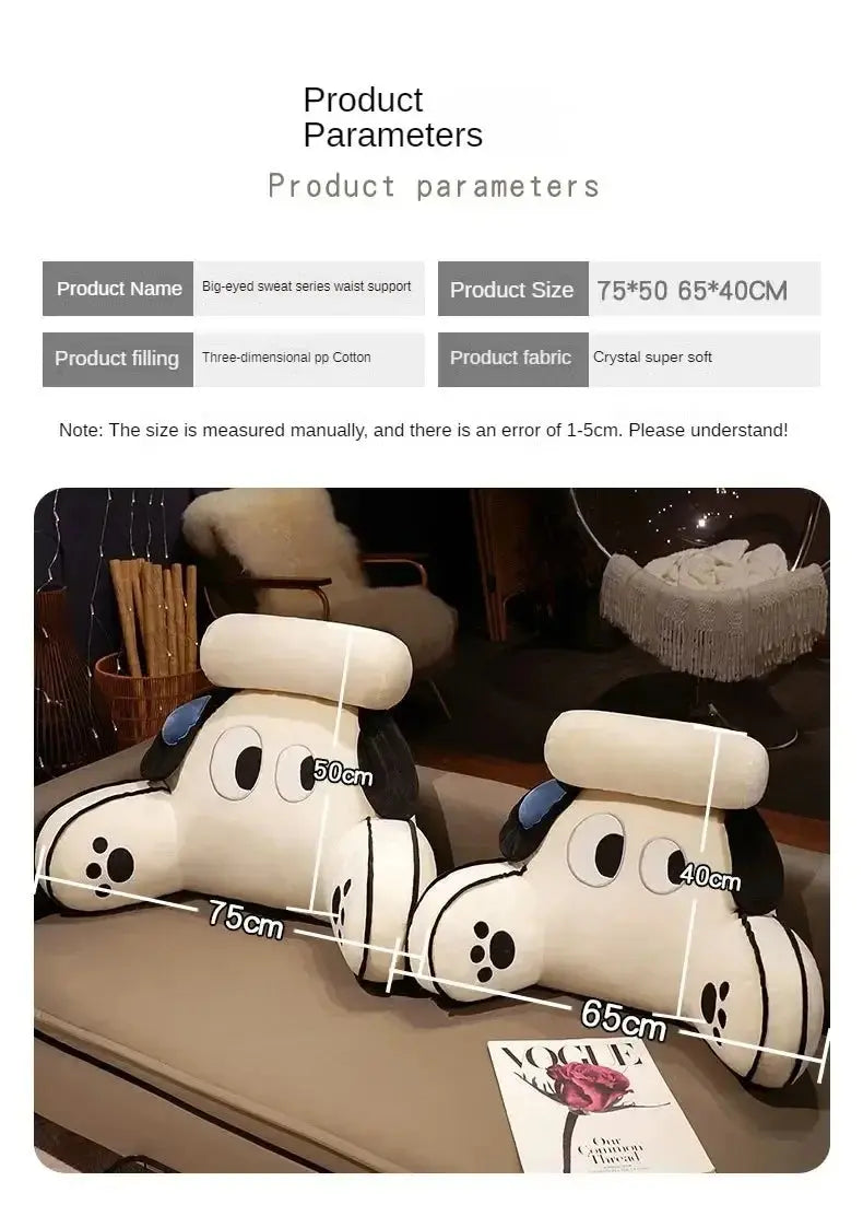 Cartoon bedside soft bag with large backrest, sofa cushion, triangle pillow on the bed, pillow SS69