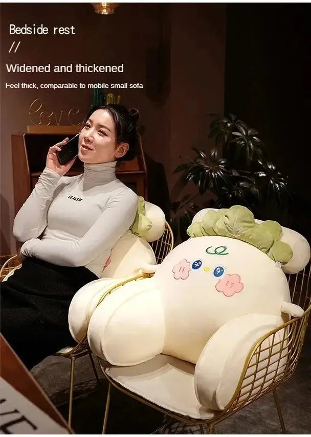 Cartoon bedside soft bag with large backrest, sofa cushion, triangle pillow on the bed, pillow SS69