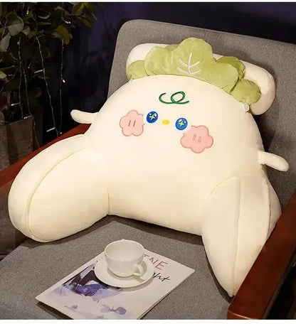 Cartoon bedside soft bag with large backrest, sofa cushion, triangle pillow on the bed, pillow SS69