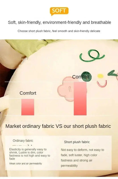 Cartoon bedside soft bag with large backrest, sofa cushion, triangle pillow on the bed, pillow SS69