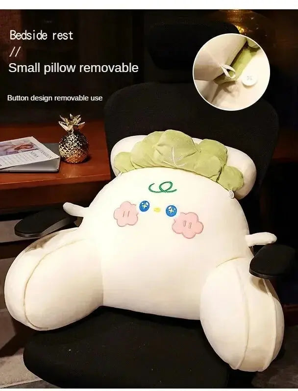 Cartoon bedside soft bag with large backrest, sofa cushion, triangle pillow on the bed, pillow SS69