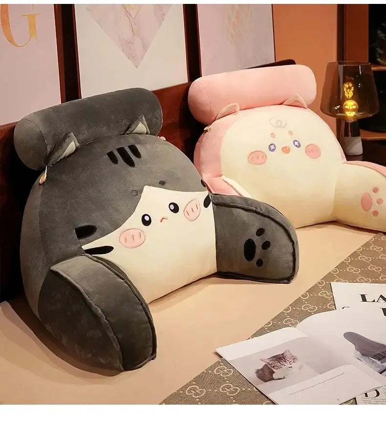 Cartoon bedside soft bag with large backrest, sofa cushion, triangle pillow on the bed, pillow SS69