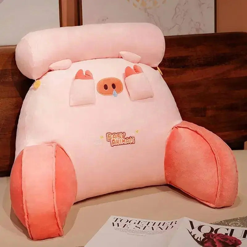 Cartoon bedside soft bag with large backrest, sofa cushion, triangle pillow on the bed, pillow SS69