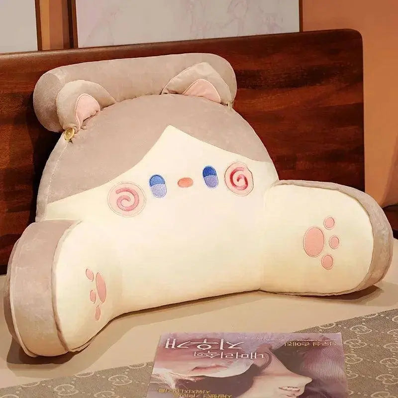 Cartoon bedside soft bag with large backrest, sofa cushion, triangle pillow on the bed, pillow SS69