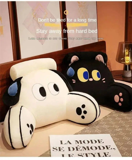 Cartoon bedside soft bag with large backrest, sofa cushion, triangle pillow on the bed, pillow SS69