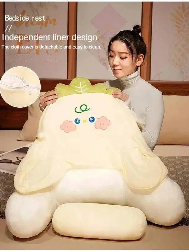 Cartoon bedside soft bag with large backrest, sofa cushion, triangle pillow on the bed, pillow SS69