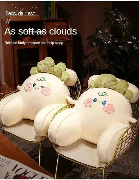 Cartoon bedside soft bag with large backrest, sofa cushion, triangle pillow on the bed, pillow SS69