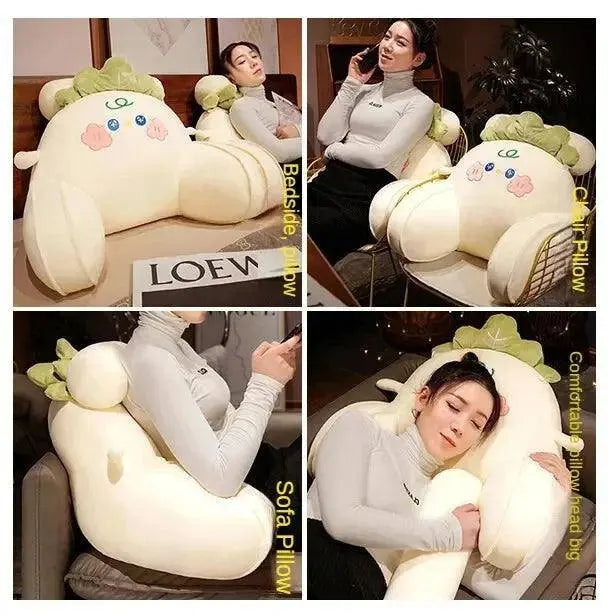 Cartoon bedside soft bag with large backrest, sofa cushion, triangle pillow on the bed, pillow SS69