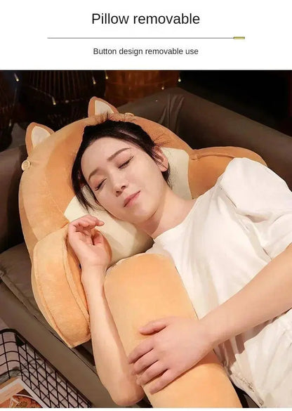 Cartoon bedside soft bag with large backrest, sofa cushion, triangle pillow on the bed, pillow SS69