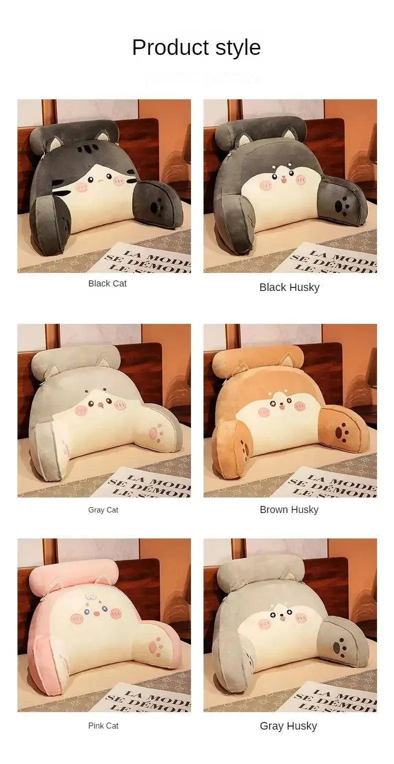 Cartoon bedside soft bag with large backrest, sofa cushion, triangle pillow on the bed, pillow SS69