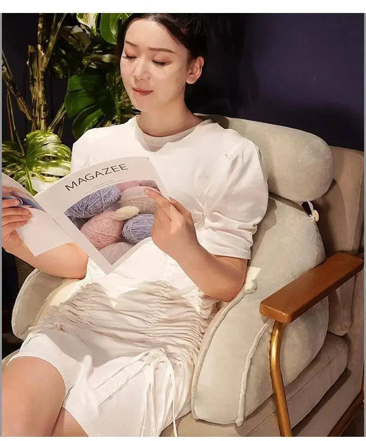 Cartoon bedside soft bag with large backrest, sofa cushion, triangle pillow on the bed, pillow SS69