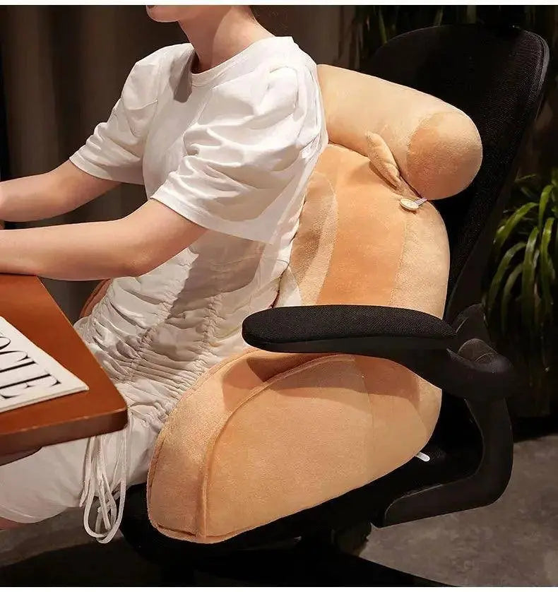 Cartoon bedside soft bag with large backrest, sofa cushion, triangle pillow on the bed, pillow SS69