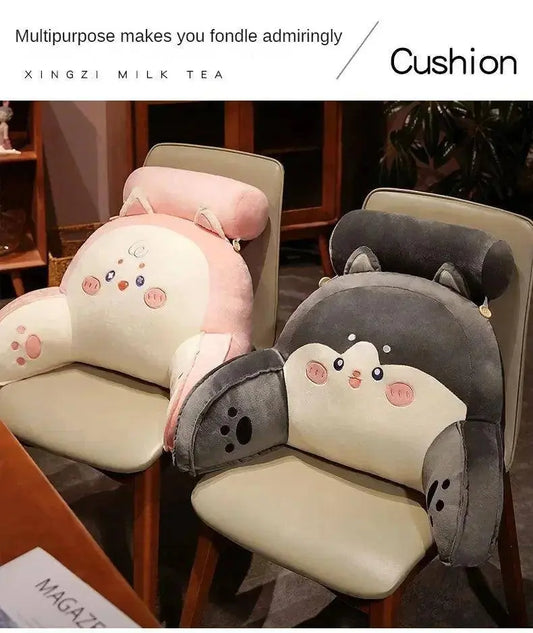 Cartoon bedside soft bag with large backrest, sofa cushion, triangle pillow on the bed, pillow SS69