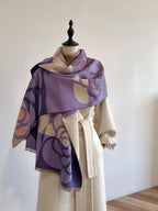 Cashmere Scarf for Women Thick Warm Winter Blanket Brand Female Luxury Quality Shawl Wrap Bufanda 2025 Poncho Echarpe Pashmina SS69