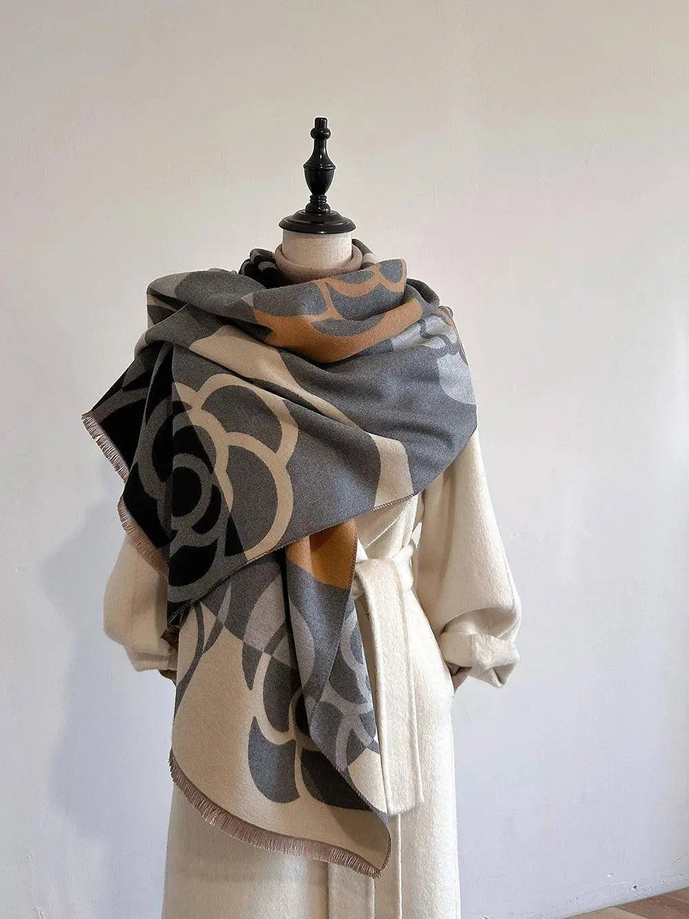 Cashmere Scarf for Women Thick Warm Winter Blanket Brand Female Luxury Quality Shawl Wrap Bufanda 2025 Poncho Echarpe Pashmina SS69