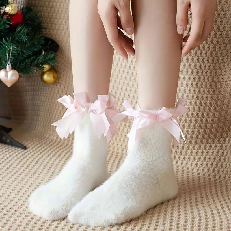 Cat Claw Print Socks, Music Festival Cosplay Comfy & Cute Fuzzy Warm Socks, Women's Stockings & Hosiery SS69
