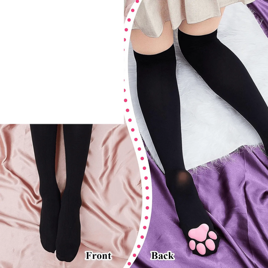 Cat Paw Pad Socks Thigh High Pink Cute 3D  Cosplay - SS69
